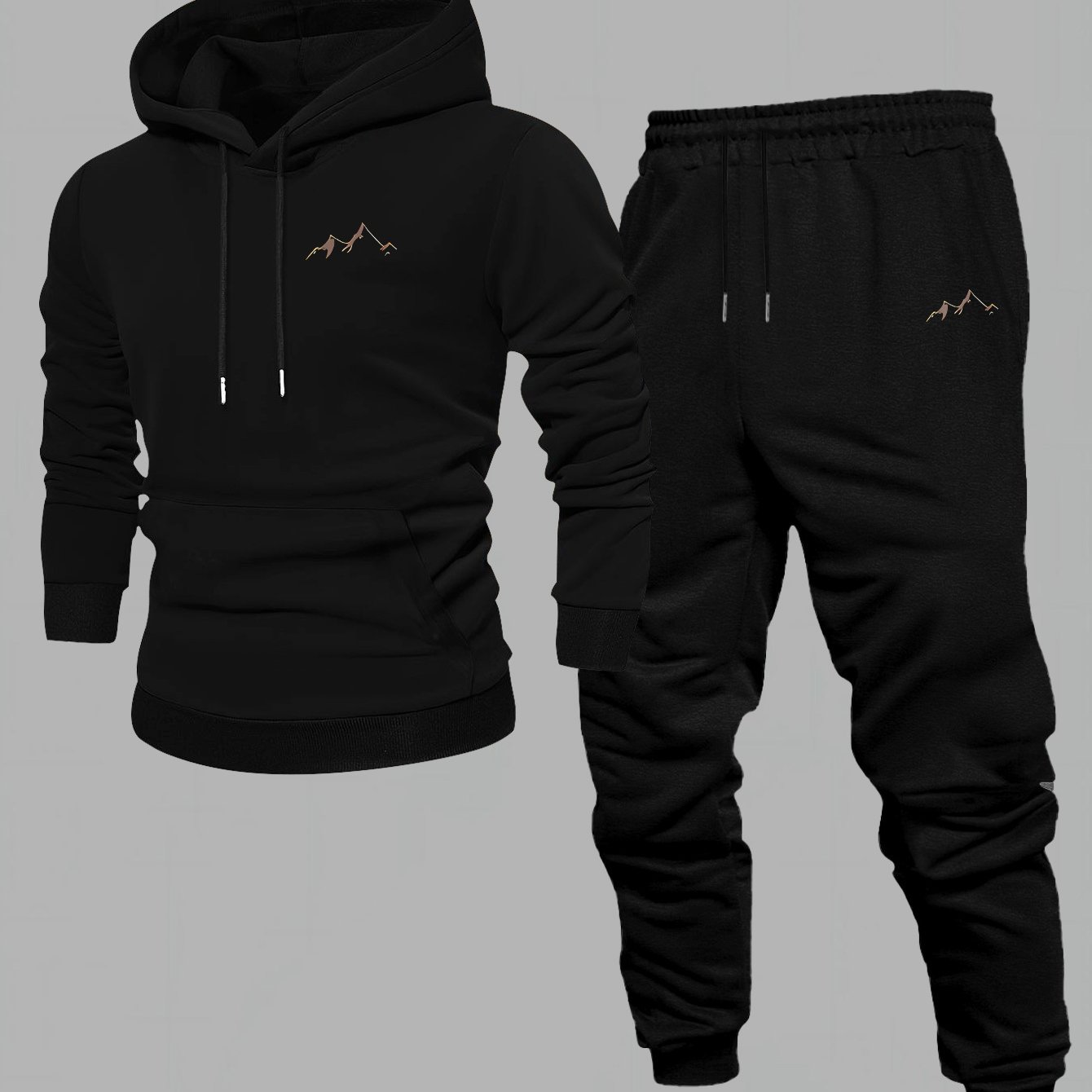 Street Fashion Outfit - Herren Frühling Herbst Trainingsanzug Lockerer Kapuzenpullover