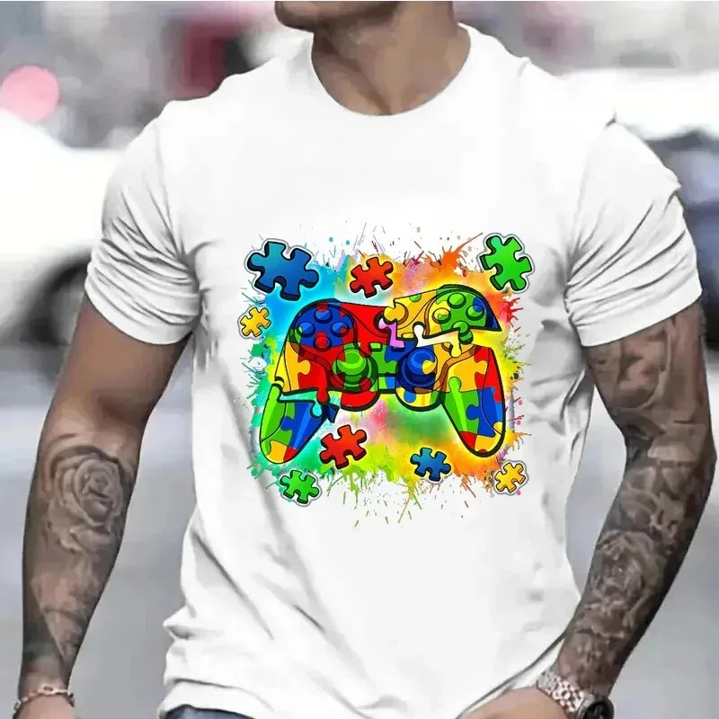 Street Fashion Videos - Lustiges Videospiel-Controller Jungen T-Shirt Sommer Street