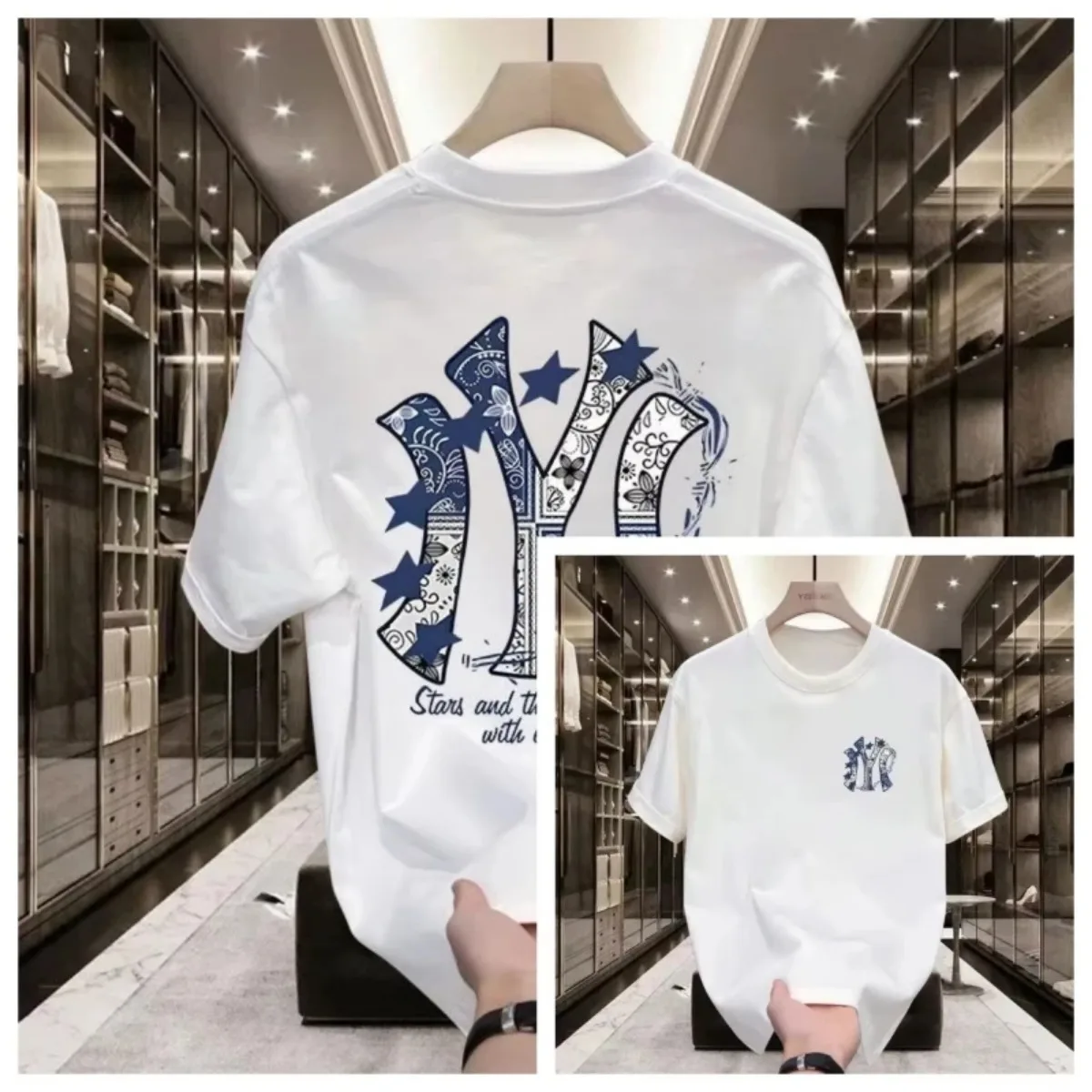 Parade Fashion Street - Herren-T-Shirt mit Aufdruck und Kurzen Ärmeln