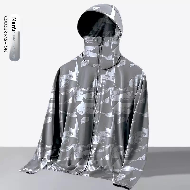 Reflective Jacket Running - Unisex Sommer Locker Sitzende Kapuzenjacke mit