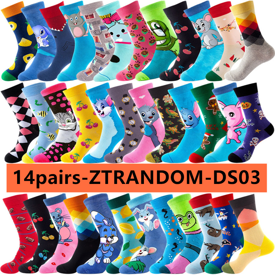 Street Fashion Youtube - 14 Paar Anime Casual Crew Socken