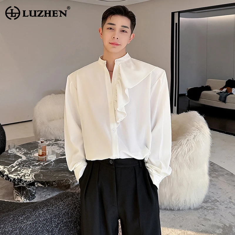 Street Fashion Reviews - LUZHEN Design Langes, neues, modisches Hemd