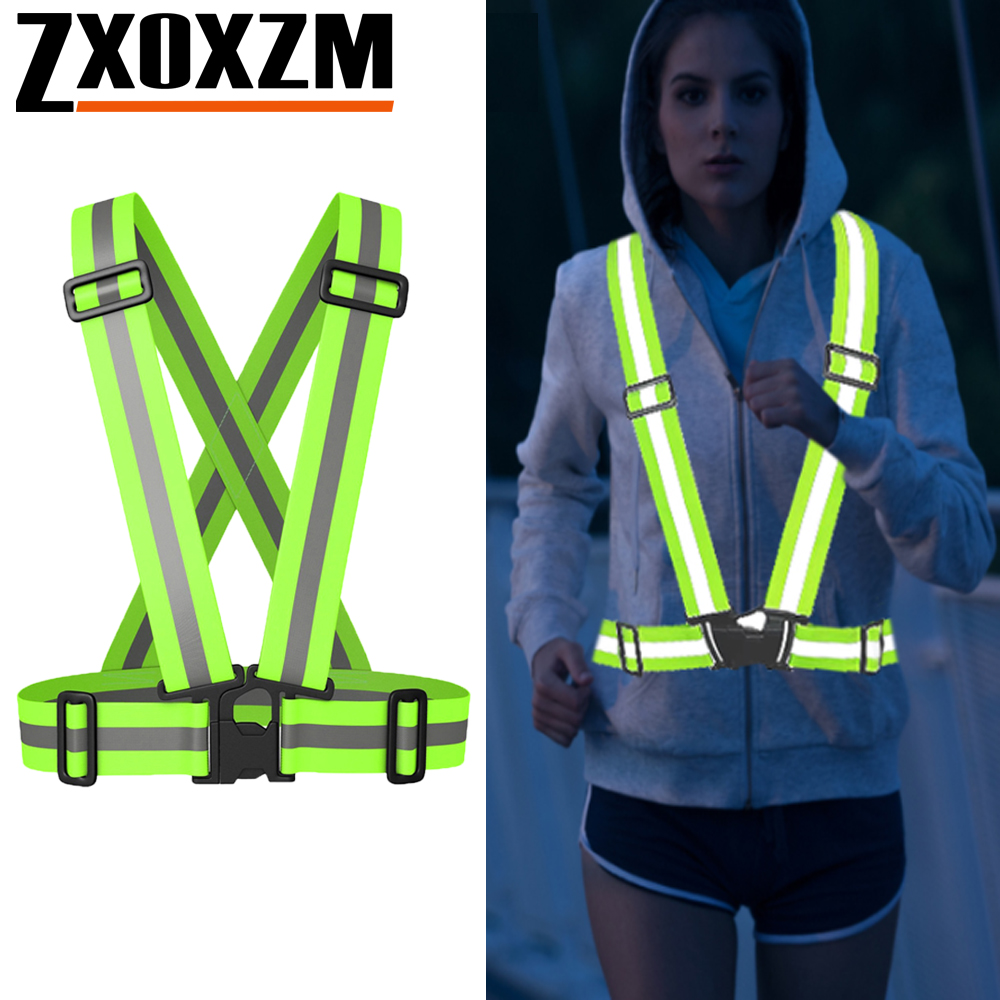 Reflective Jacket Running - 1 Stück Nachtlaufweste, hohe Sichtbarkeit, reflektierend,