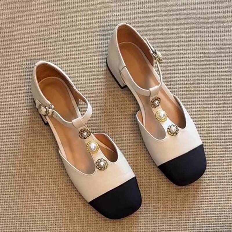 Street Fashion Shoes - Frauen Karree Mit Hohen Absätzen Sandalen