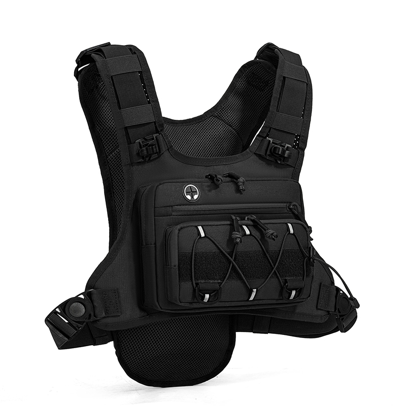 Reflective Jacket Running - Taktische Tasche, Brustgurt-Weste, Rucksack für Camping