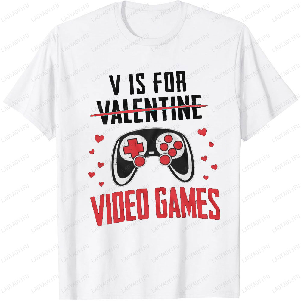 Street Fashion Videos - Lustige Valentinstag Gedruckt T Shirt Männer