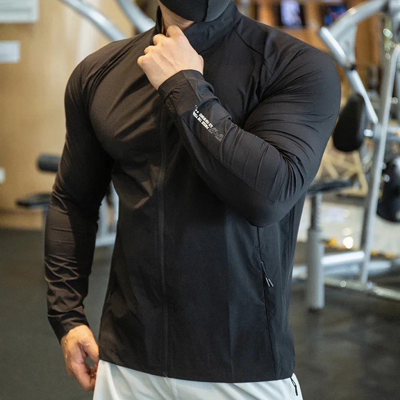 Reflective Jacket Running - Männer Eis Seide Quick Dry Wandern