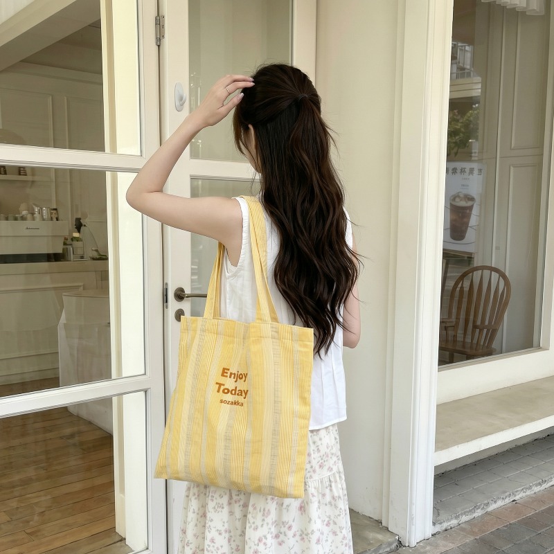 1 Stück 6552 zitronengelb gest – Tote Bag Canvas Print Bewertung und Preis