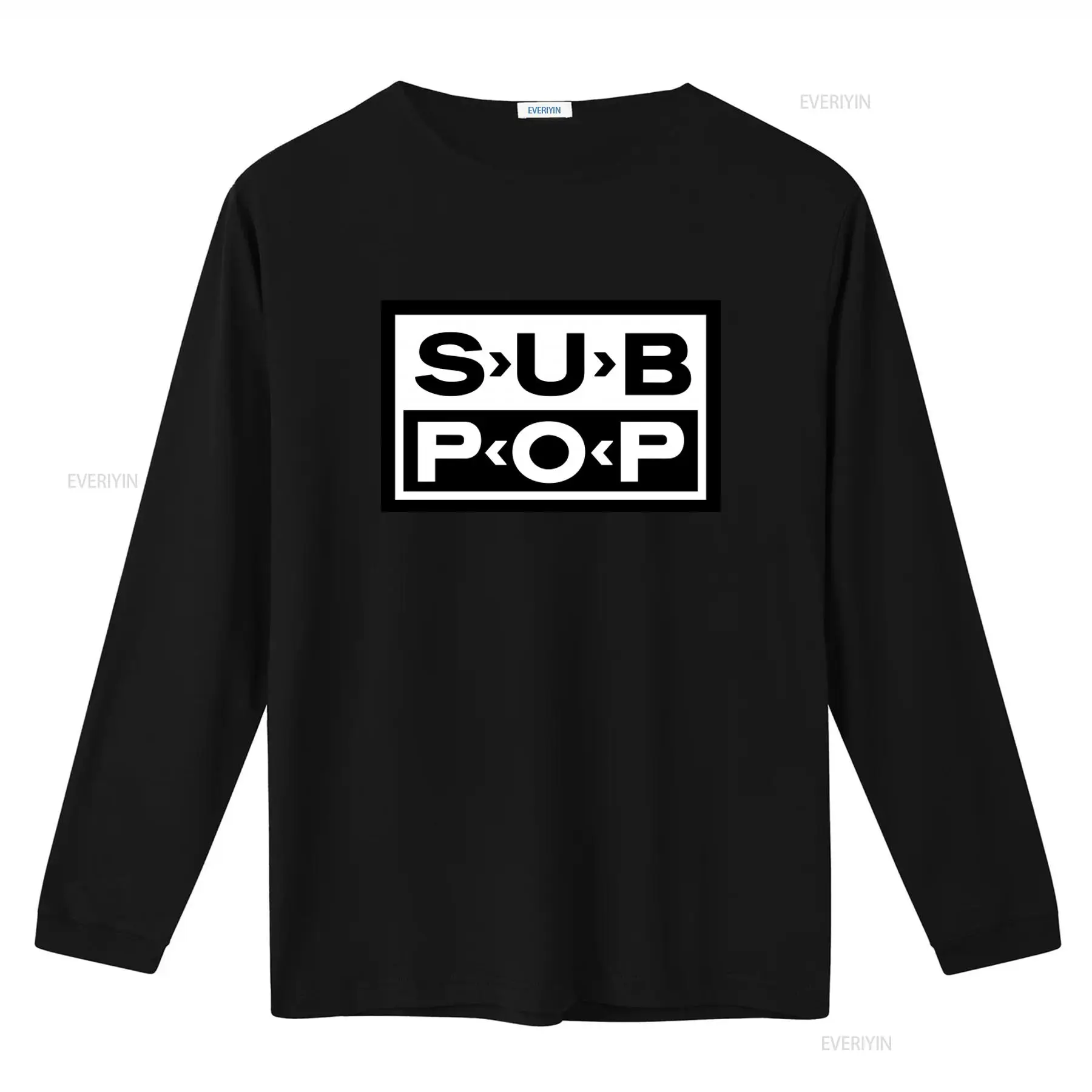 Sub Pop Logo T-Shirt Schwarz m – Street Fashion Logo Bewertung und Preis