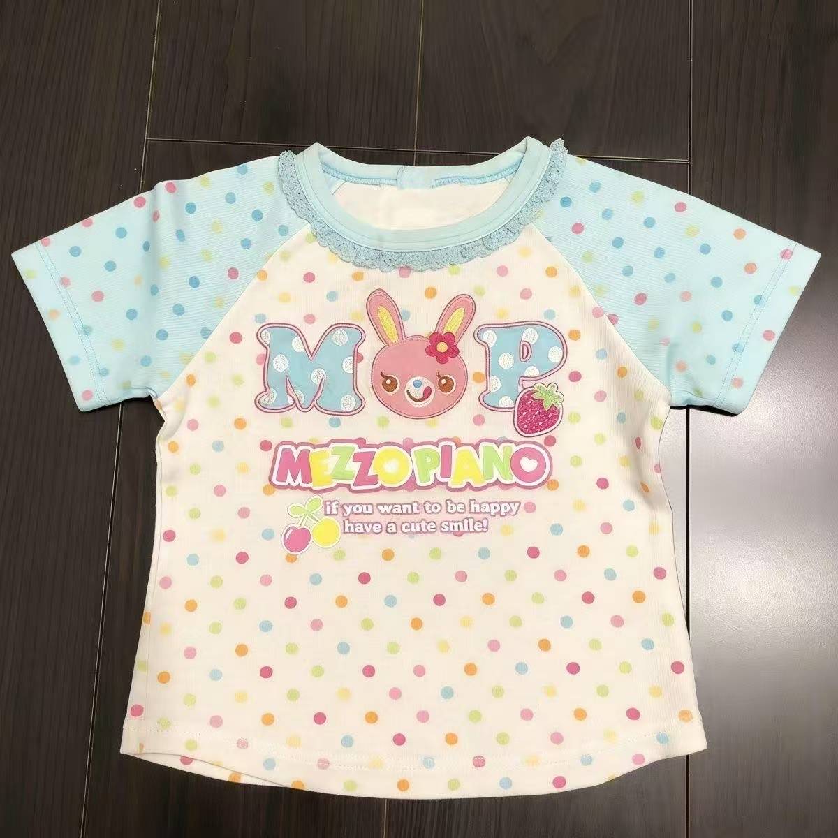Vintage Kawaii Süße Kurzarm-T- – Street Fashion Casual Bewertung und Preis