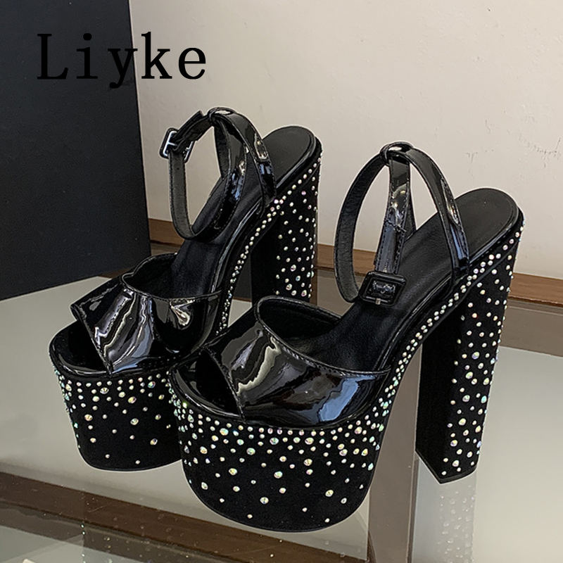 Liyke Modische Kristall-Strass – Street Fashion Shoes Bewertung und Preis