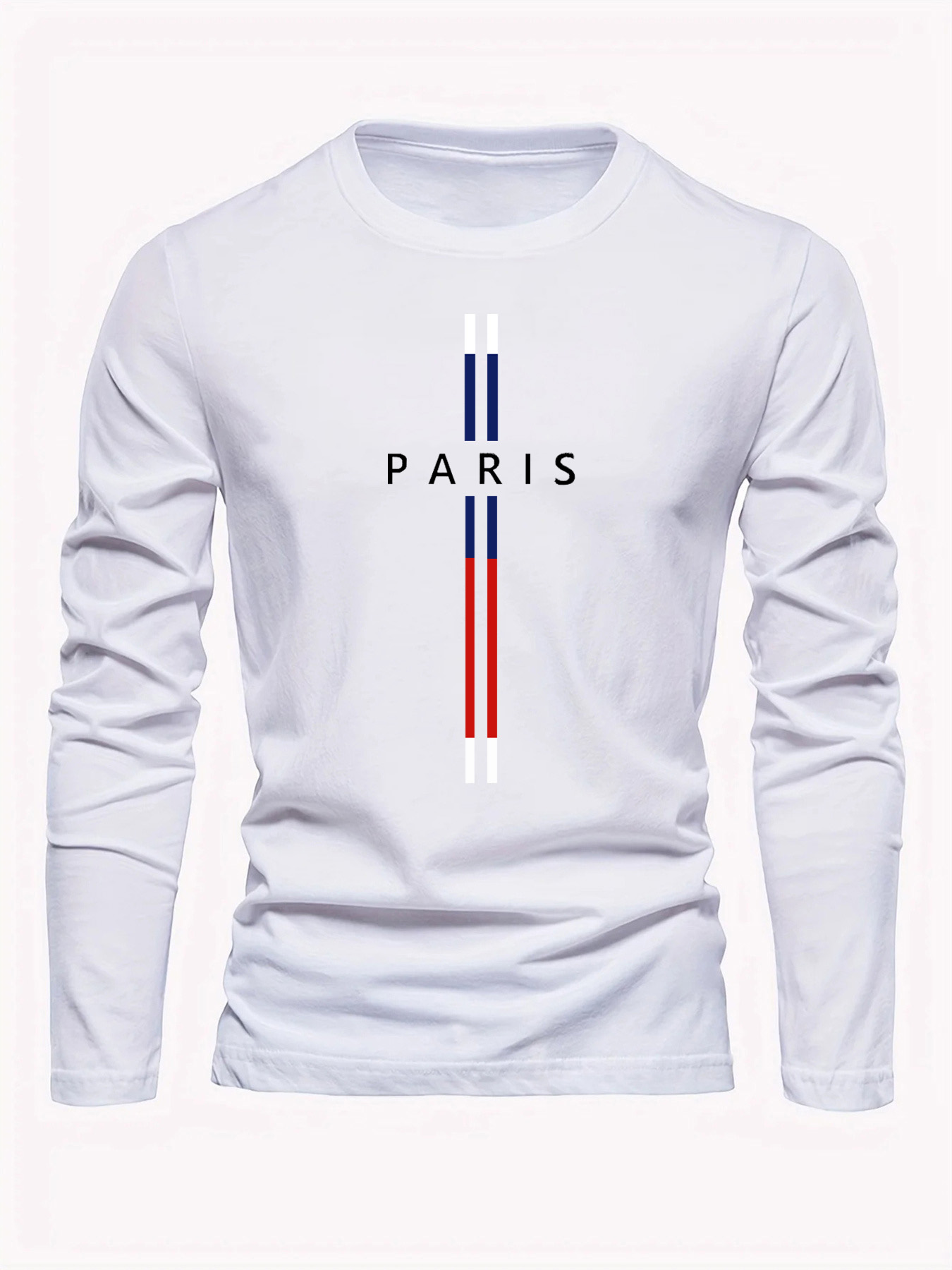 Paris Letter Grafikdruck Herre – Street Fashion In Paris Bewertung und Preis