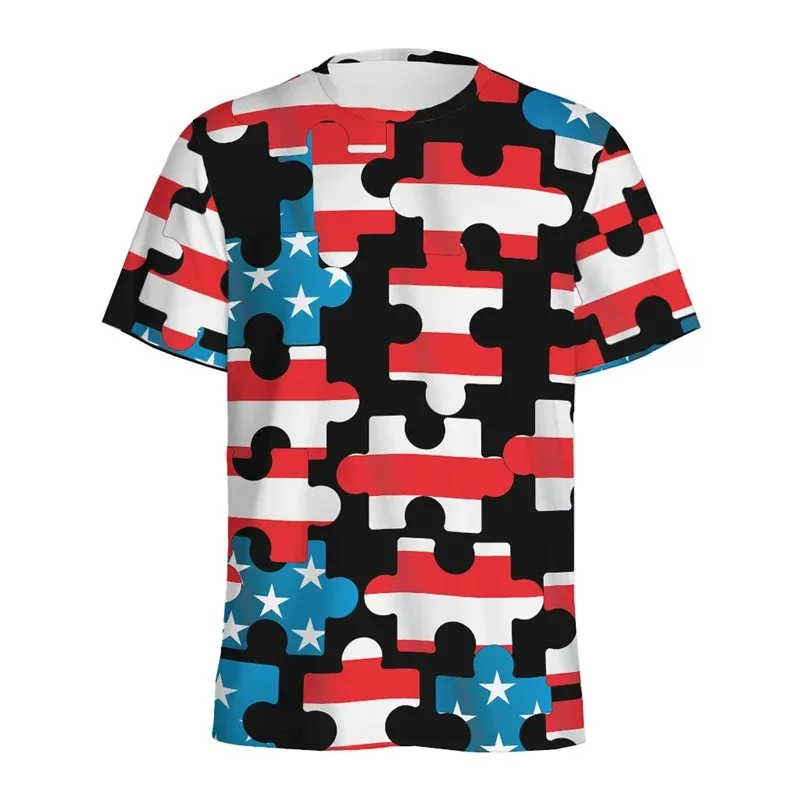 Retro Baustein 3D-Druck T-Shir – Street Fashion Videos Bewertung und Preis