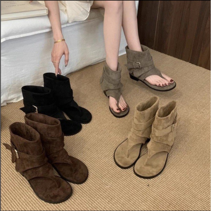 2025 Frühling Zehenclip-Flachs – Street Fashion Dress Bewertung und Preis