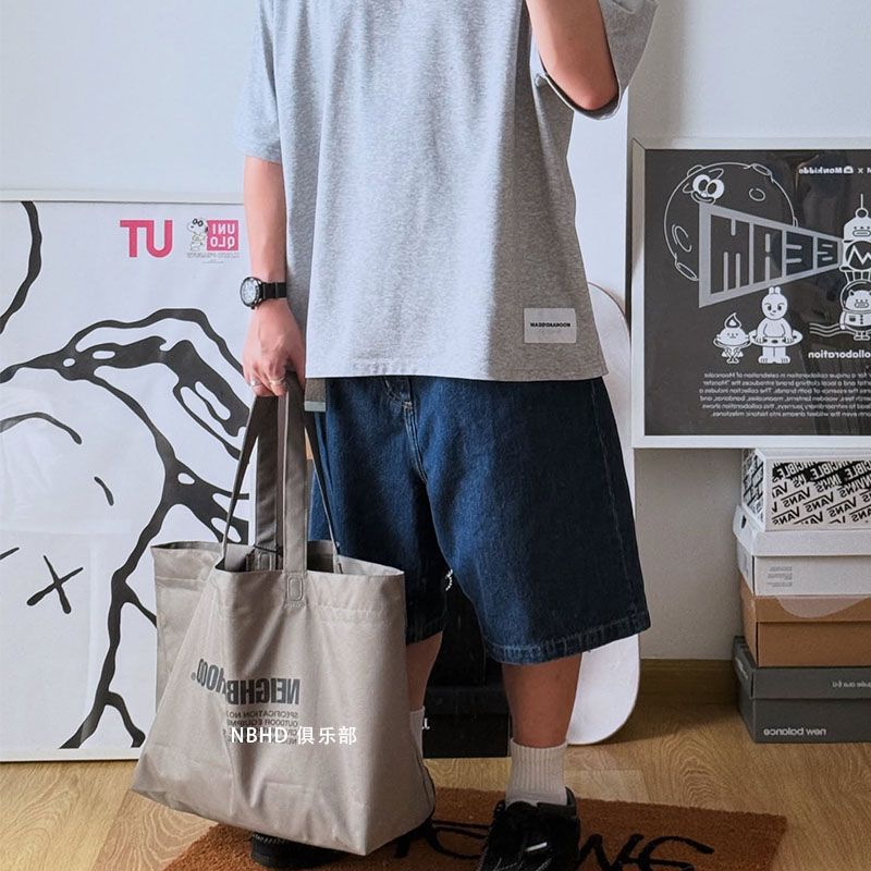 NEIGHBORHOOD Style Letter Prin – Tote Bag Canvas Print Bewertung und Preis