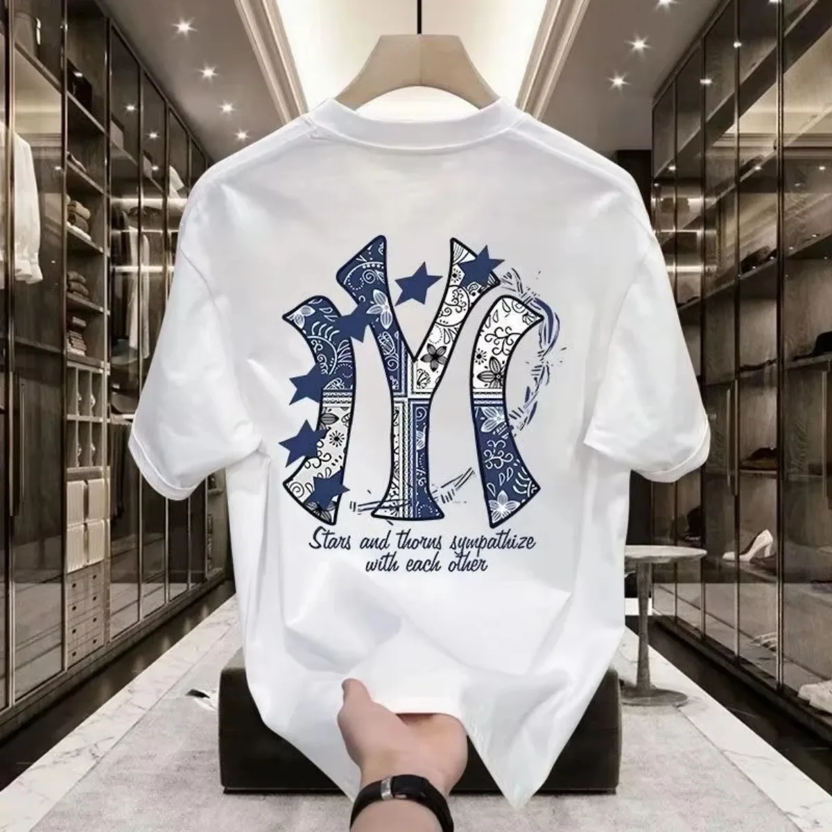 Herren-T-Shirt mit Aufdruck un – Parade Fashion Street Bewertung und Preis