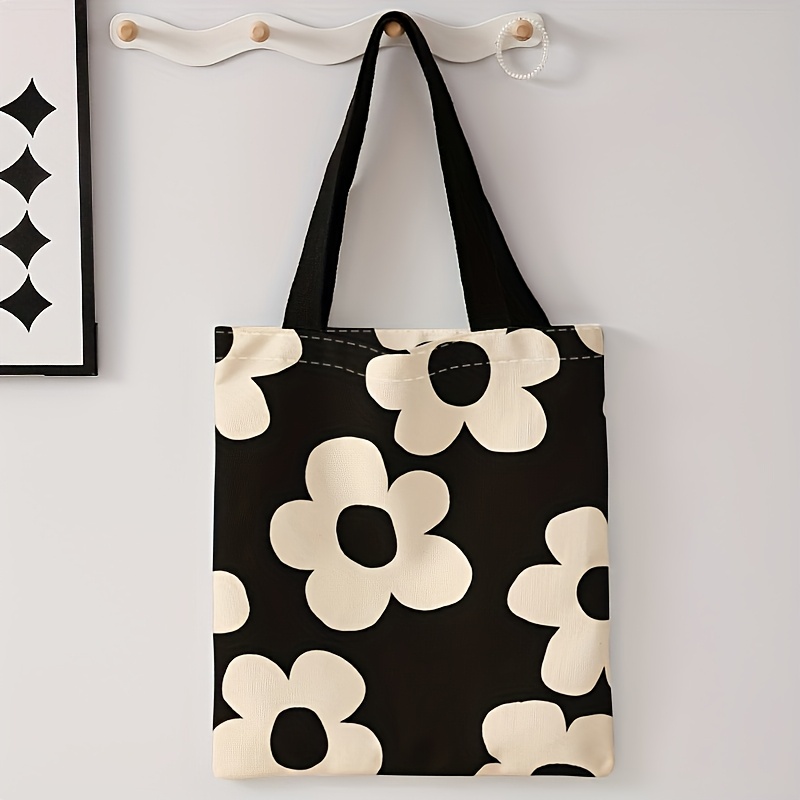 Gelbe Tragetasche mit Blumendr – Tote Bag Canvas Print Bewertung und Preis