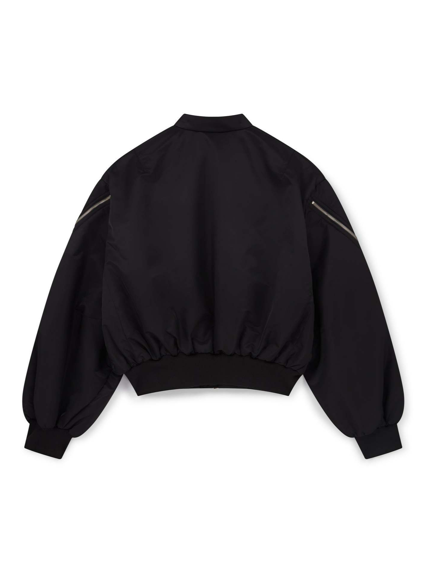 Kurze Bomberjacke Übergroße Pu – Street Fashion Logo Bewertung und Preis