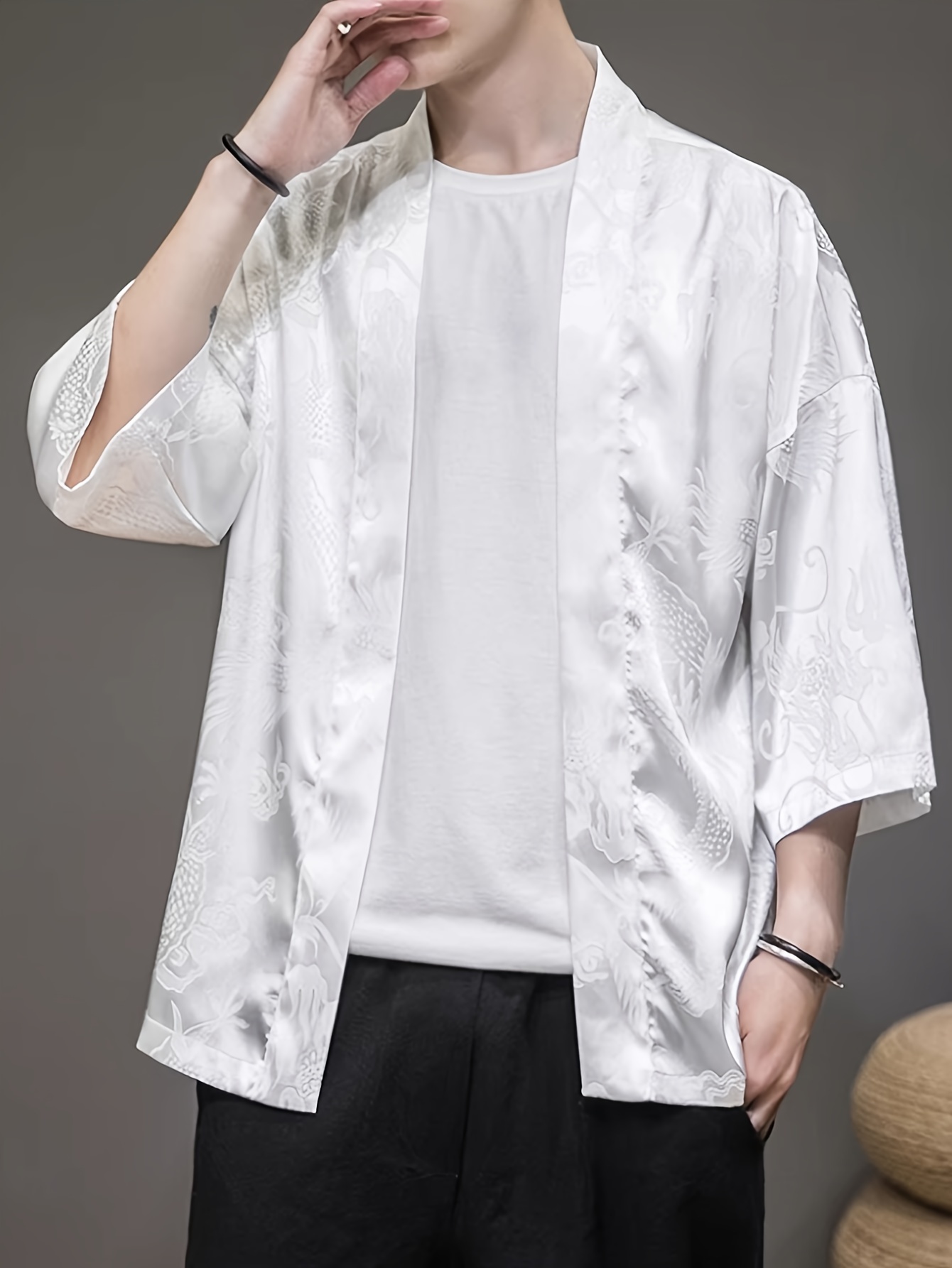 2026 Sommer Herren Kimono mit  – Street Fashion Kimono Bewertung und Preis