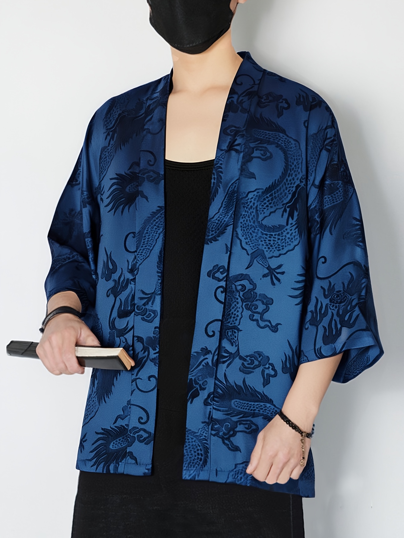 2026 Sommer Herren Kimono mit  – Street Fashion Kimono Bewertung und Preis