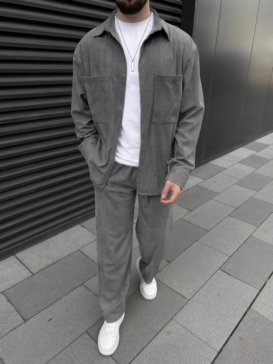 Herren-Cordanzug im Zweiteiler – Street Fashion Outfit Bewertung und Preis