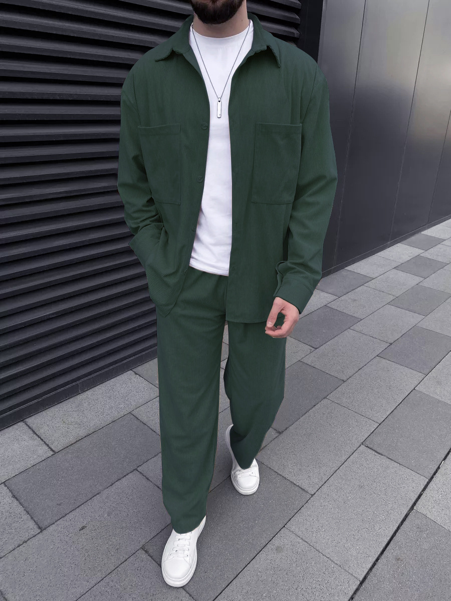 Herren-Cordanzug im Zweiteiler – Street Fashion Outfit Bewertung und Preis