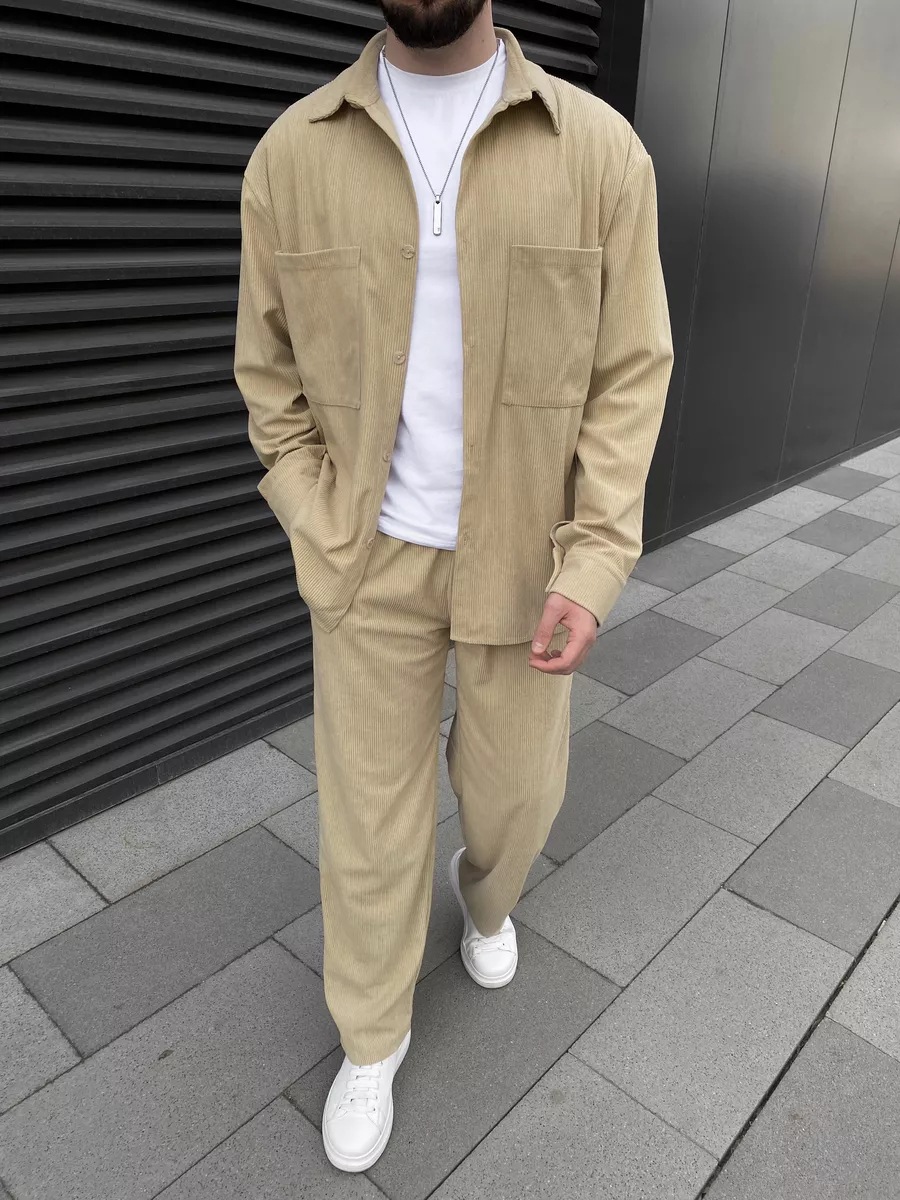 Herren-Cordanzug im Zweiteiler – Street Fashion Outfit Bewertung und Preis