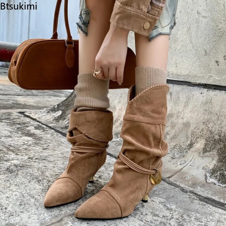 Herbst Winter Neue Damen-Stief – Street Fashion Youtube Bewertung und Preis