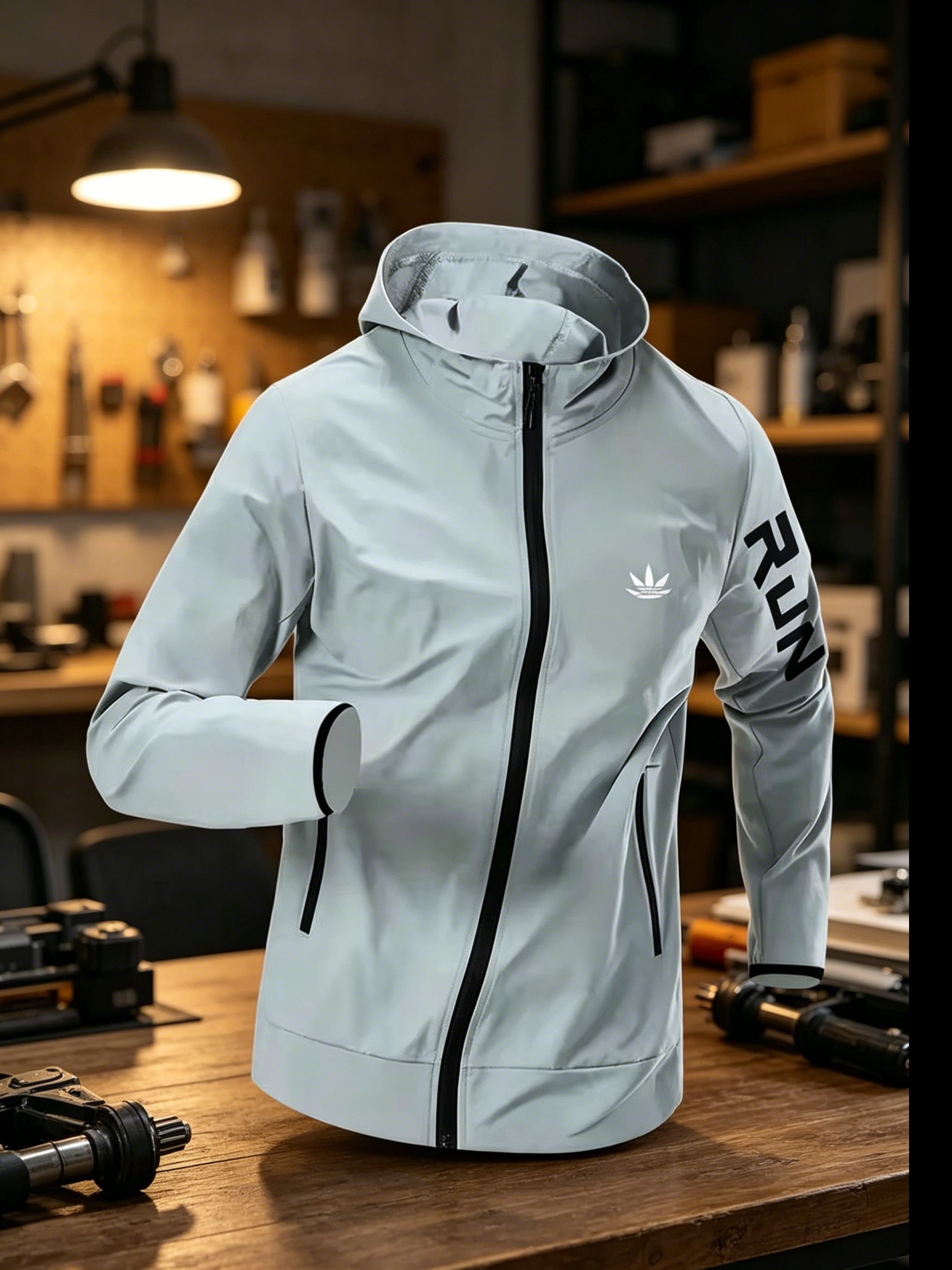 Herren Laufjacke mit Kapuze Wa – Reflective Jacket Running Bewertung und Preis