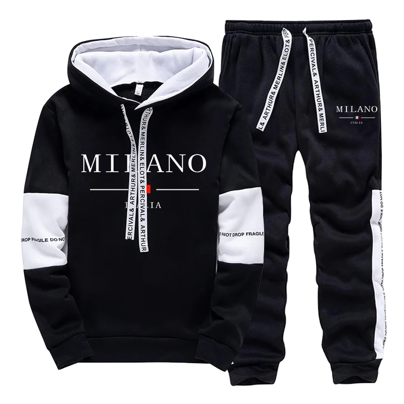 Herren-Set/Hoodie/Hose Italien – Street Fashion Outfit Bewertung und Preis