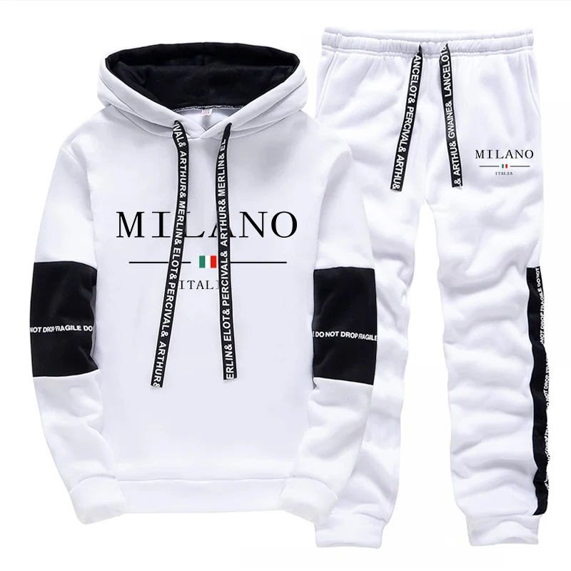 Herren-Set/Hoodie/Hose Italien – Street Fashion Outfit Bewertung und Preis
