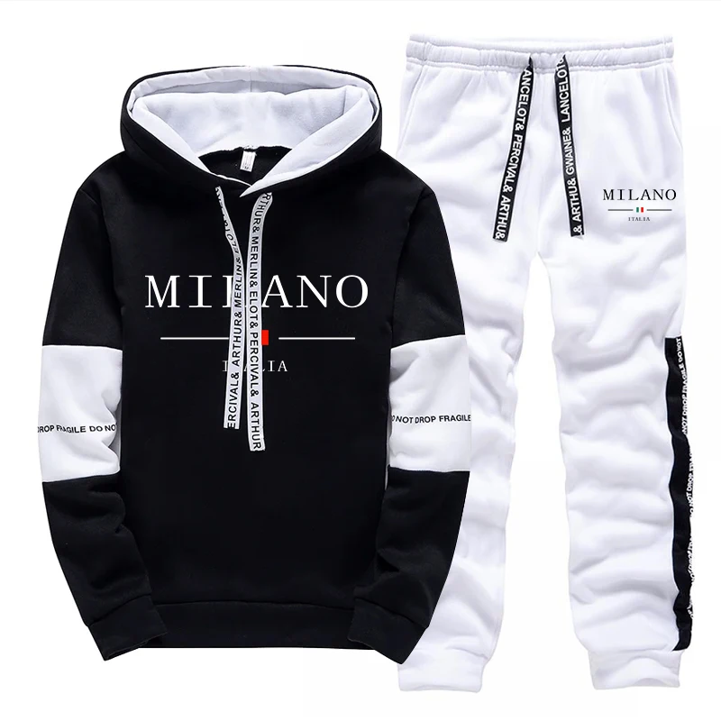 Herren-Set/Hoodie/Hose Italien – Street Fashion Outfit Bewertung und Preis