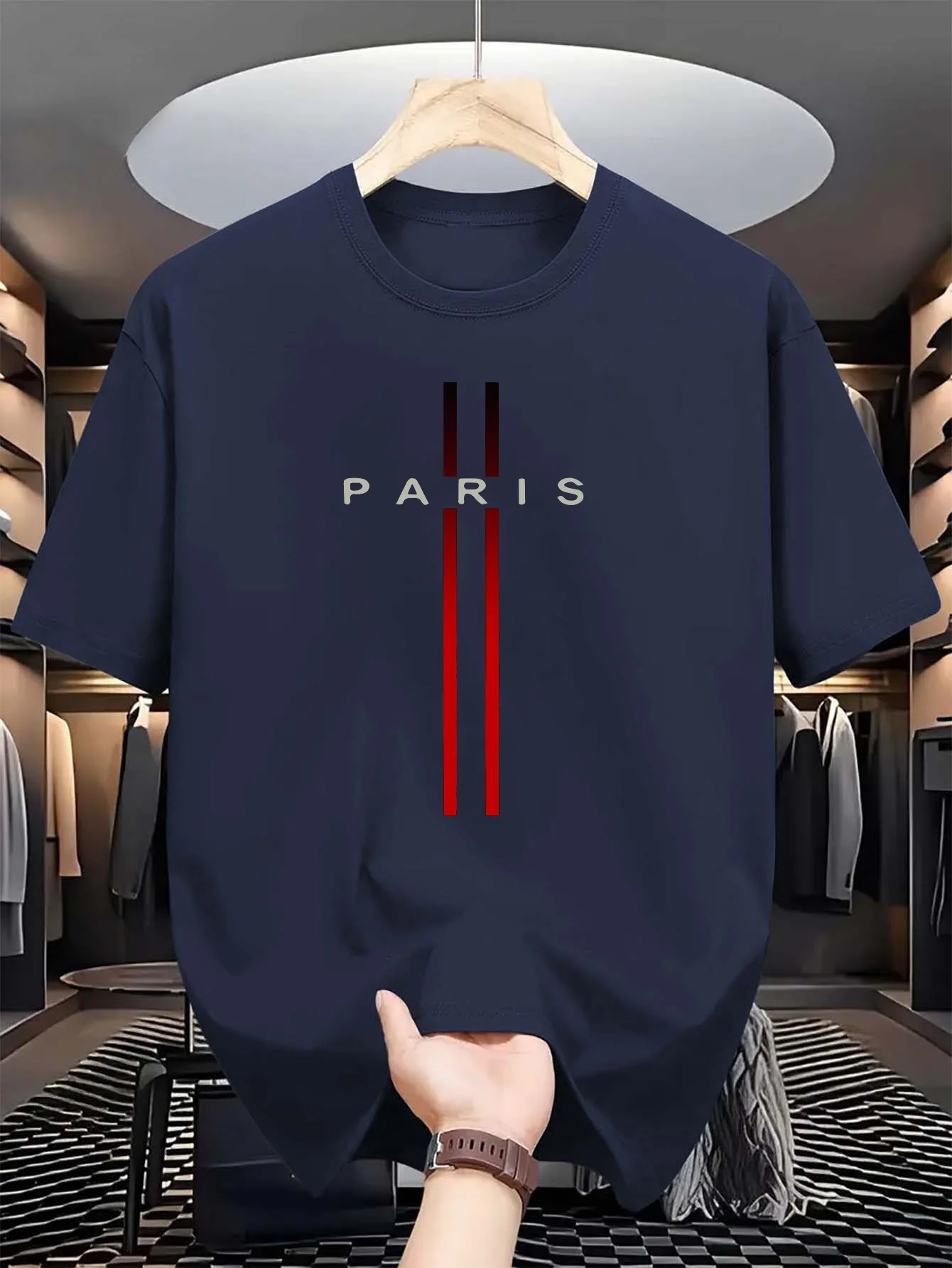 Herren-T-Shirt aus 100 % reine – Street Fashion In Paris Bewertung und Preis