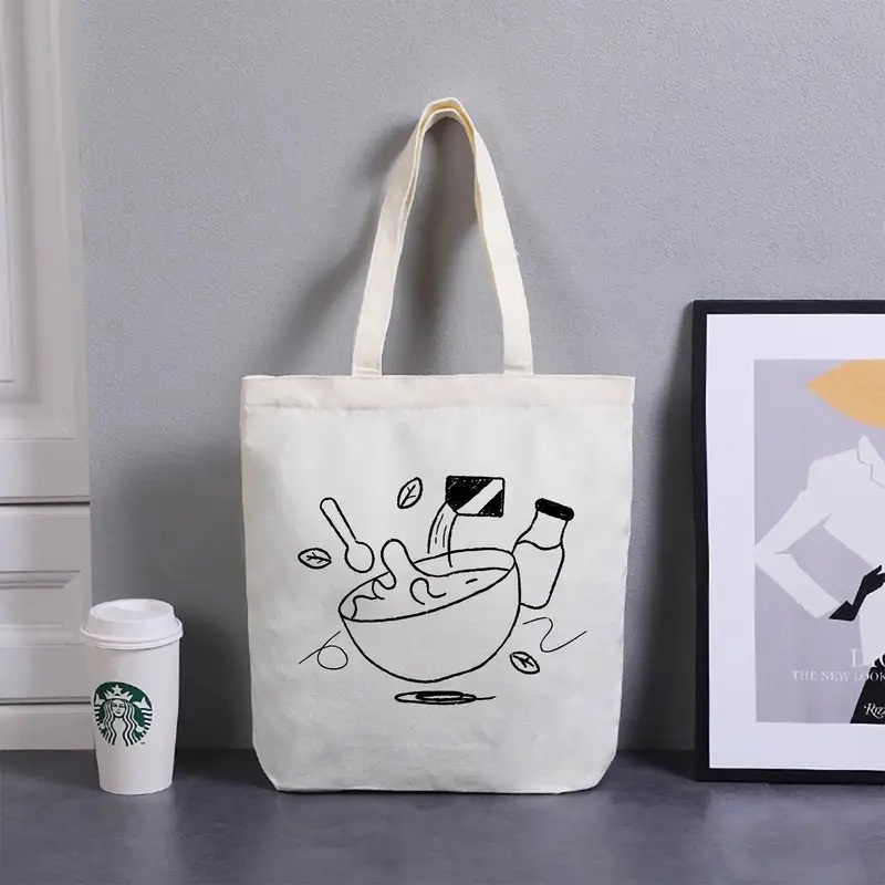 Bread Jam Line Art Canvas-Trag – Tote Bag Canvas Print Bewertung und Preis