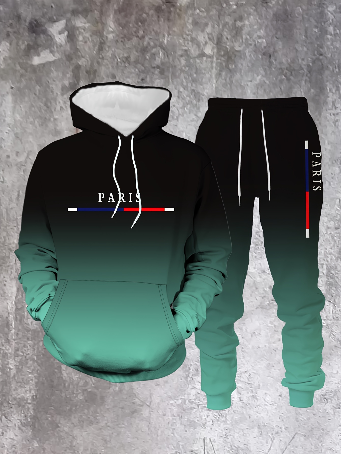 Farbverlauf Paris Trainingsanz – Street Fashion In Paris Bewertung und Preis