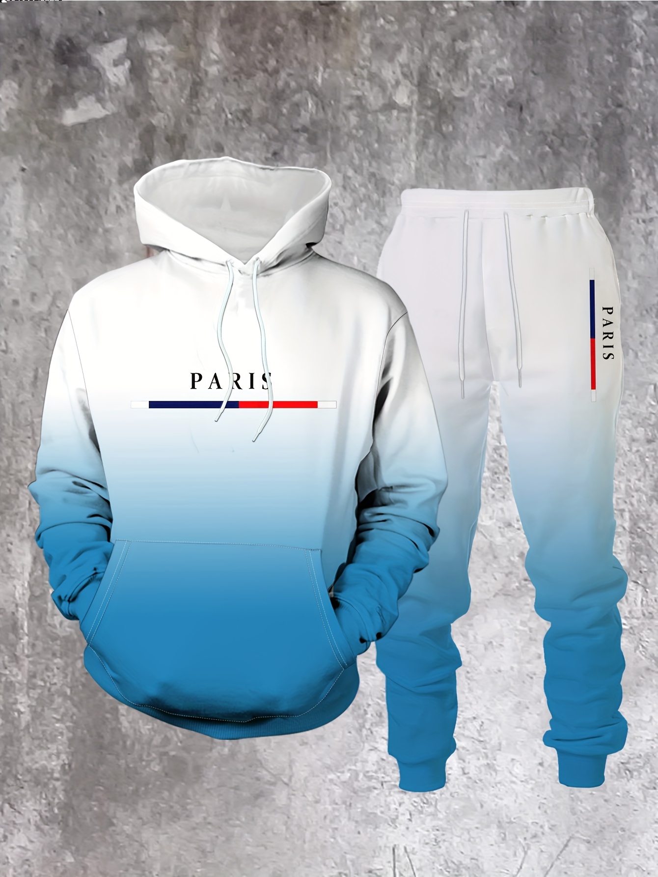 Farbverlauf Paris Trainingsanz – Street Fashion In Paris Bewertung und Preis