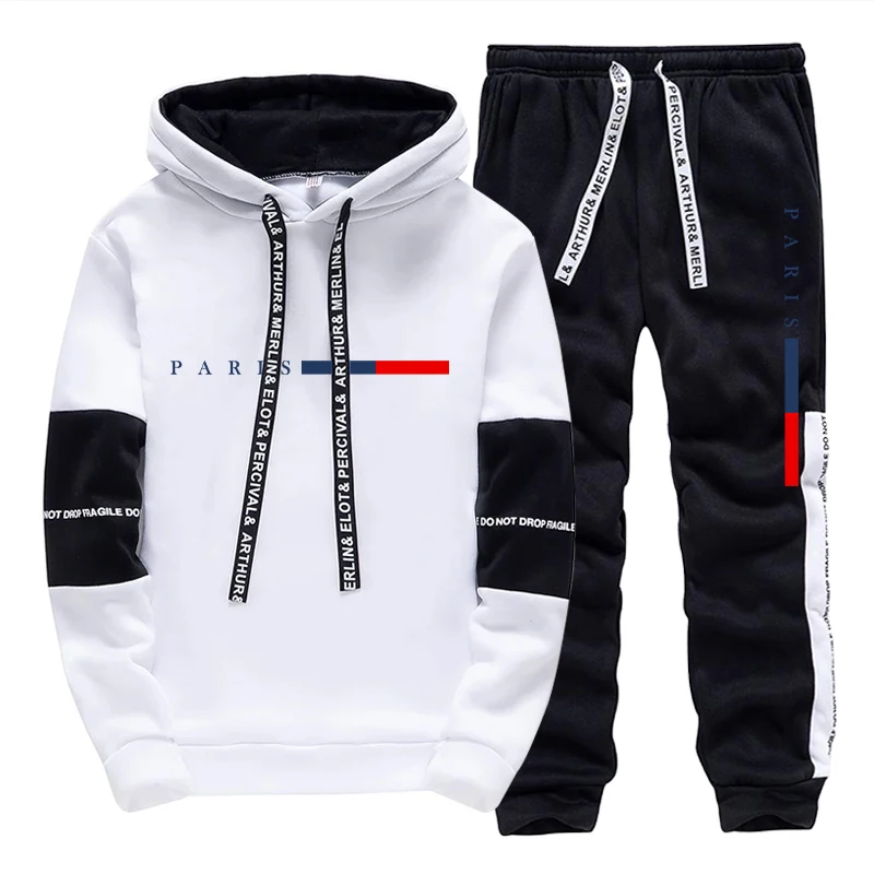 Herren-Set/Hoodie/Hose Paris F – Street Fashion Casual Bewertung und Preis