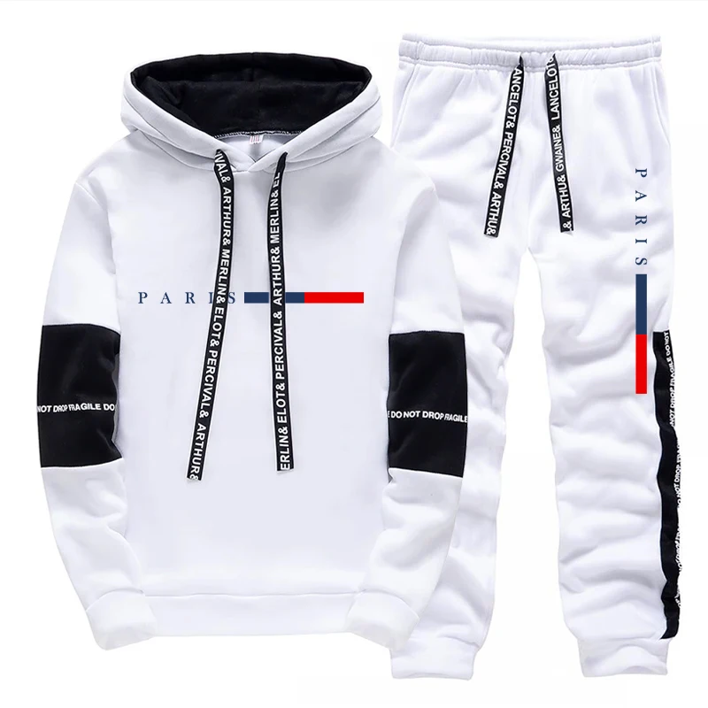 Herren-Set/Hoodie/Hose Paris F – Street Fashion Casual Bewertung und Preis