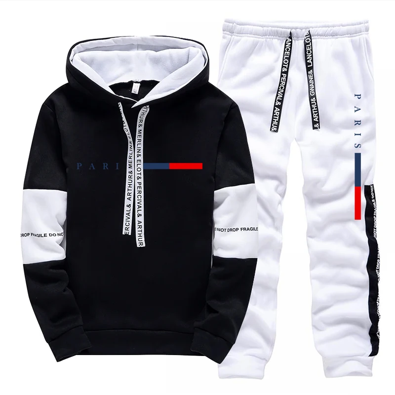 Herren-Set/Hoodie/Hose Paris F – Street Fashion Casual Bewertung und Preis