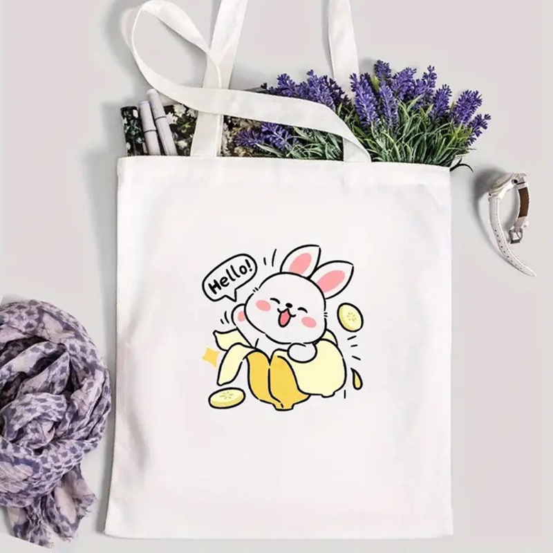 Niedliche Panda-Print Canvas-T – Tote Bag Canvas Print Bewertung und Preis