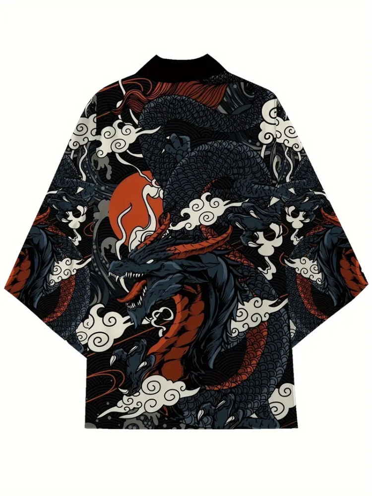 Herrenmode, japanischer Sommer – Street Fashion Kimono Bewertung und Preis